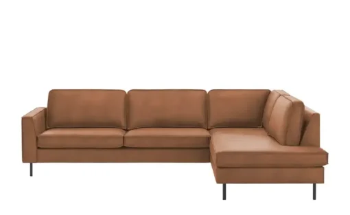 SOHO Ecksofa Skaisa | rechts, Cognacbraun | Höffner