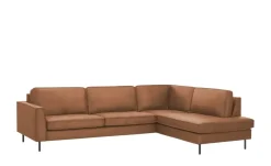 SOHO Ecksofa Skaisa | rechts, Cognacbraun | Höffner
