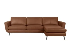 SOHO Ecksofa Smile Day Leder | Cognacbraun, rechts