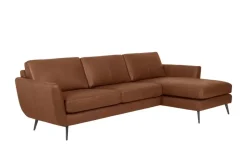 SOHO Ecksofa Smile Day Leder | Cognacbraun, rechts