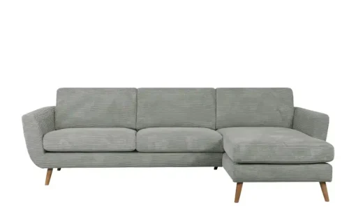 SOHO Ecksofa Smilla  | Grau, rechts | Möbel Höffner