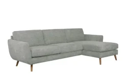 SOHO Ecksofa Smilla  | Grau, rechts | Möbel Höffner
