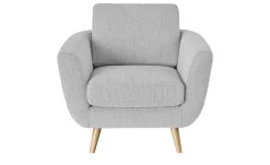SOHO Sessel Smilla | Silbergrau, Flachgewebe | Höffner