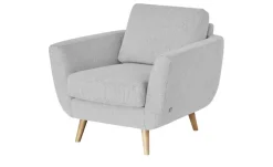 SOHO Sessel Smilla | Silbergrau, Flachgewebe | Höffner