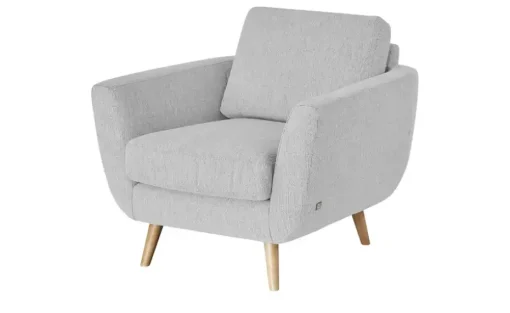 SOHO Sessel Smilla | Silbergrau, Flachgewebe | Höffner