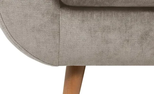 SOHO Sessel Smilla | Steingrau, Samt | Möbel Höffner