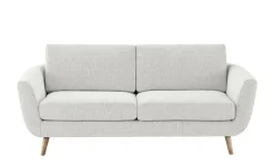 SOHO Sofa weiß - Webstoff Smilla  | 2,5, Schneeweiß