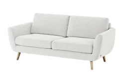 SOHO Sofa weiß - Webstoff Smilla  | 2,5, Schneeweiß