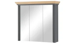 Spiegelschrank Varese | Graphit, Asteiche (Nachbildung)