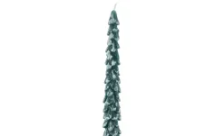 Stabkerze Tannenbaum, 2er Set | Grün, Weiß | Höffner