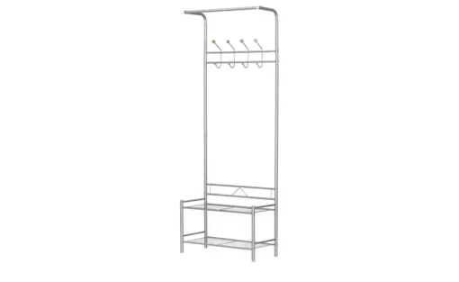Standgarderobe Wanda | silberfarben | Möbel Höffner