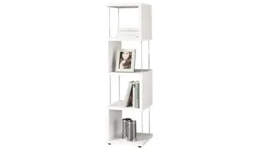 Standregal groß Moiola | 33 cm, Weiß, matt | Höffner