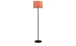 Stehleuchte, 1-flammig, Stoffschirm rosa | Höffner