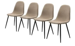 Stühle 4er-Set Maurice | Braun | Möbel Höffner