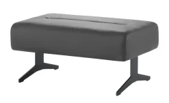 Stressless Hocker aus Leder Stella | Steingrau