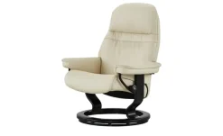 Stressless Relaxsessel mit Hocker Leder Sunrise M | Classic, M