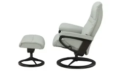 Stressless Relaxsessel mit Hocker aus Leder Signature M