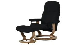 Stressless Relaxsessel mit Hocker Leder Consul L | Classic, L