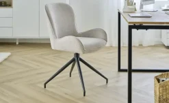 Stuhl drehbar Inari | Cappuccino | Möbel Höffner