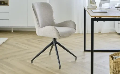 Stuhl drehbar Inari | Cappuccino | Möbel Höffner