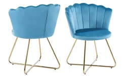 Stuhl 2er-Set | Blau | Möbel Höffner