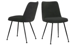 Stuhl 2er-Set | Schwarz | Möbel Höffner