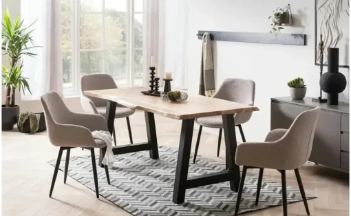 Stuhl 2er-Set | Taupe | Möbel Höffner