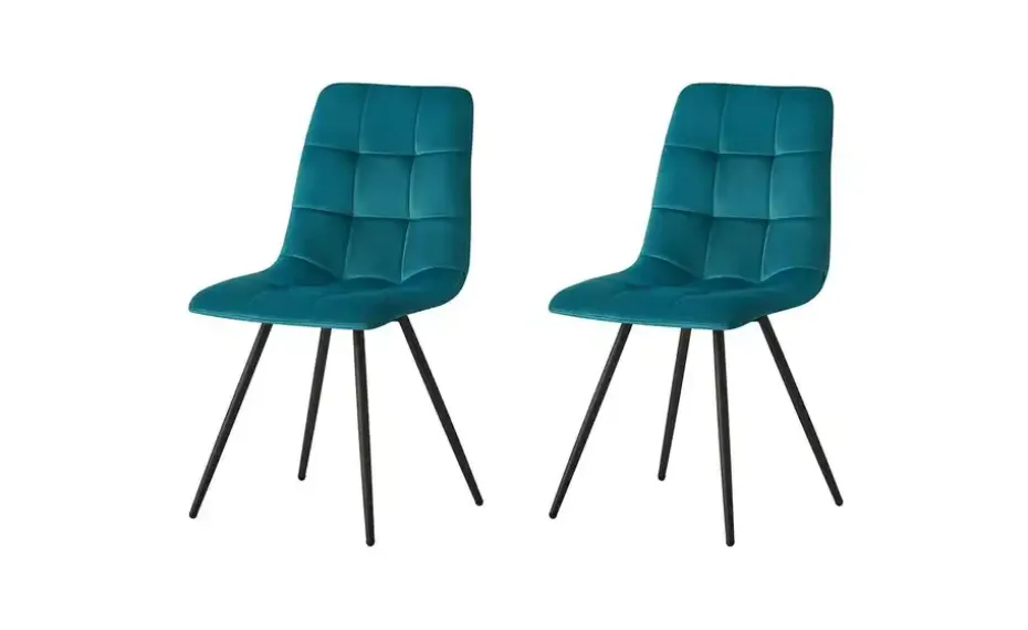 Stuhl 2er-Set Bjorn | Blau | Möbel Höffner