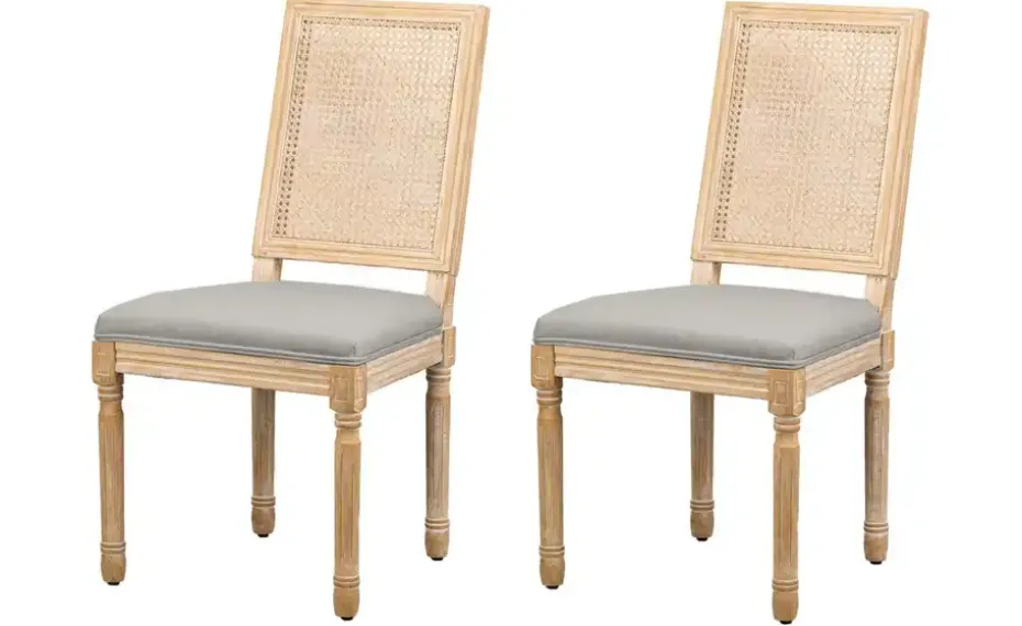 Stuhl 2er-Set Cambridge | Grau | Möbel Höffner