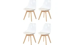 Stuhl 4er-Set Carmen | Beige | Möbel Höffner