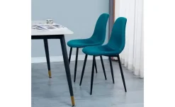 Stuhl 4er-Set Copenhagen | Blau | Möbel Höffner