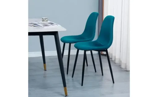 Stuhl 4er-Set Copenhagen | Blau | Möbel Höffner