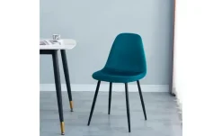 Stuhl 4er-Set Copenhagen | Blau | Möbel Höffner