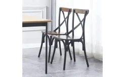 Stuhl 2er-Set Howard | Grau | Möbel Höffner