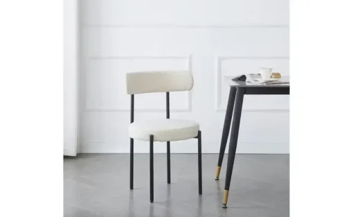 Stuhl 2er-Set Lars | Samt, Beige | Möbel Höffner