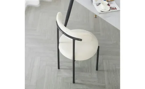 Stuhl 2er-Set Lars | Samt, Beige | Möbel Höffner