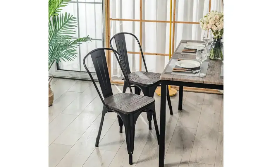 Stuhl 4er-Set Nash | Schwarz | Möbel Höffner