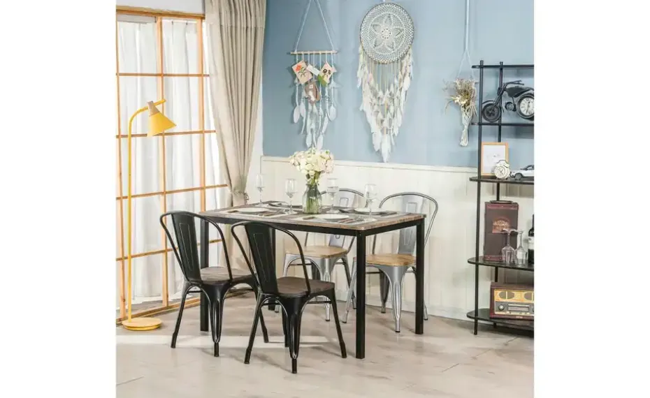 Stuhl 4er-Set Nash | Schwarz | Möbel Höffner