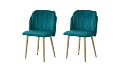 Stuhl 2er-Set Nora | Blau | Möbel Höffner