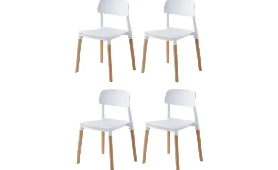 Stuhl 4er-Set Soro | Weiß | Möbel Höffner