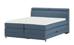 switch Boxspringbett Kay | Blau, 140 cm | Möbel Höffner