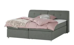 switch Boxspringbett Lumo | Grau, 140 cm | Höffner