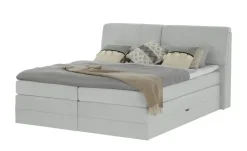 switch Boxspringbett mit Bettkasten Dilma | Hellgrau, 180 cm