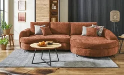 switch Ecksofa Ariana | rechts, Rotbraun | Höffner