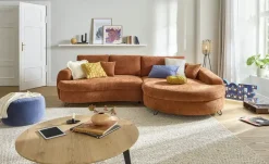 switch Ecksofa Ariana | rechts, Rotbraun | Höffner