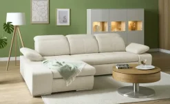 switch Ecksofa aus Mikrofaser Avilla | Cappuccino, links