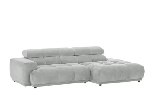 switch Ecksofa Chani | rechts, Silbergrau | Höffner