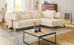 switch Ecksofa Giotto | Creme, rechts | Möbel Höffner