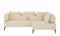 switch Ecksofa Giotto | Creme, rechts | Möbel Höffner