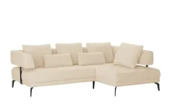 switch Ecksofa Giotto | Creme, rechts | Möbel Höffner